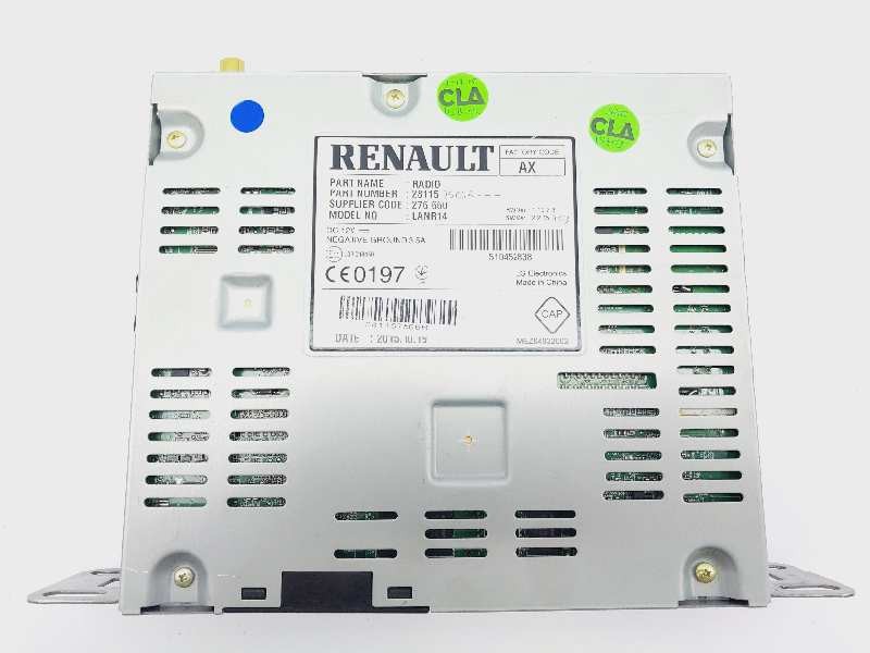 Recambio de sistema audio / cd para renault talisman limited referencia OEM IAM 281157506R  