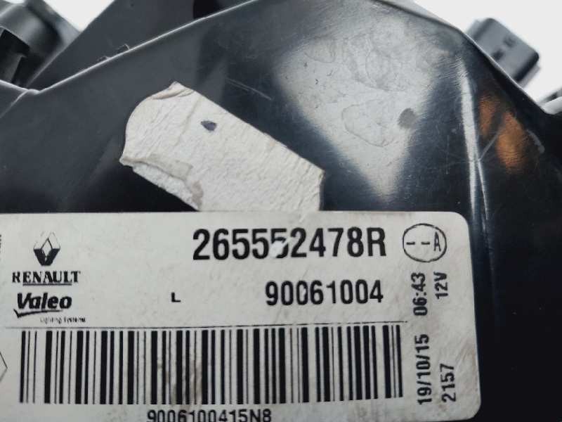 Recambio de piloto trasero izquierdo para renault kadjar limited 4x4 referencia OEM IAM 265552478R  