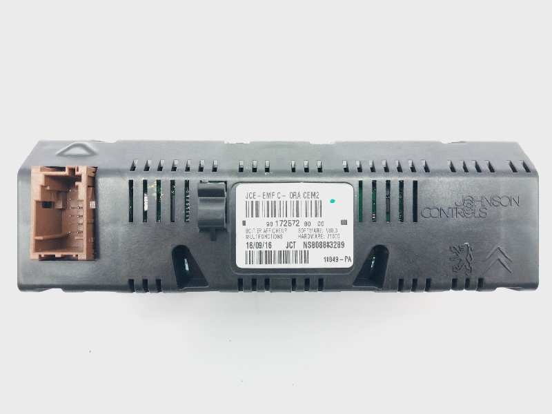 Recambio de pantalla multifuncion para peugeot 3008 confort referencia OEM IAM 9817257280  