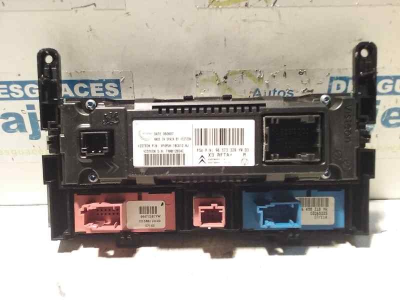 Recambio de mando climatizador para peugeot 407 referencia OEM IAM 96573328YW VISTEON 96573328YW