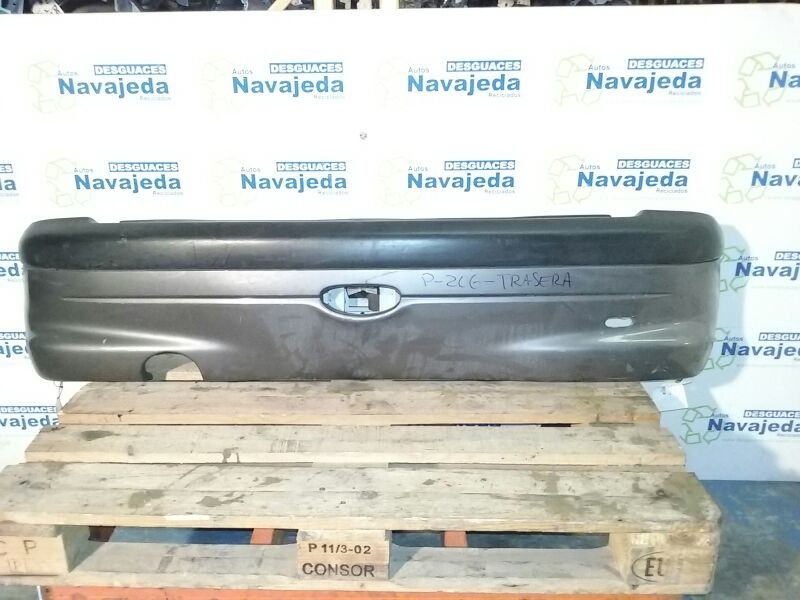 Recambio de paragolpes trasero para peugeot 206 berlina referencia OEM IAM  GRIS 