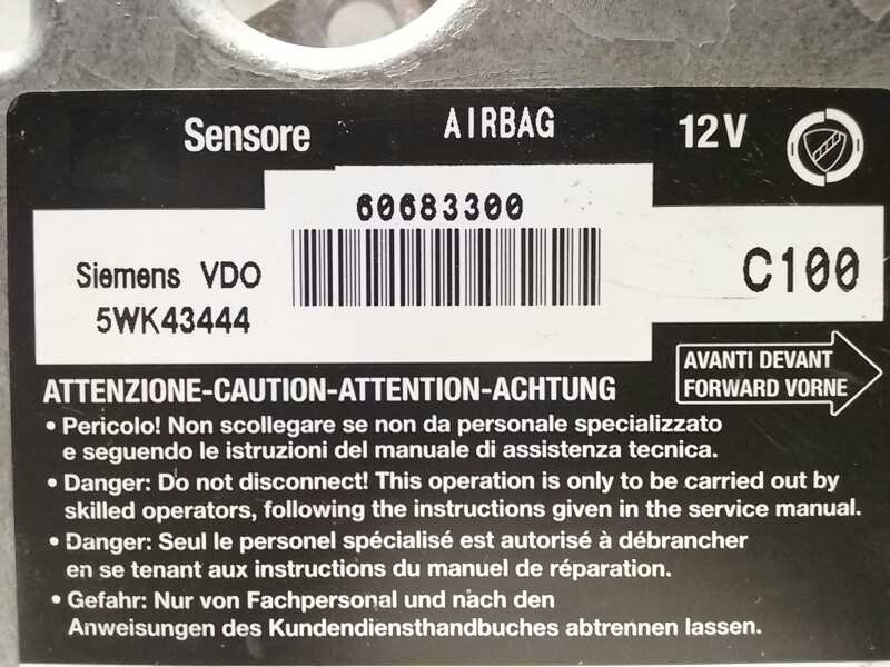 Recambio de centralita airbag para alfa romeo gt (125) referencia OEM IAM 5WK43444 SIEMENS VDO 5WK43444