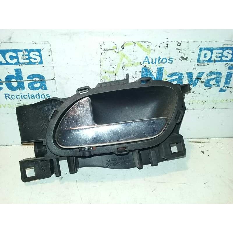 Recambio de maneta interior delantera izquierda para peugeot 308 referencia OEM IAM 9660525480 CROMADO 