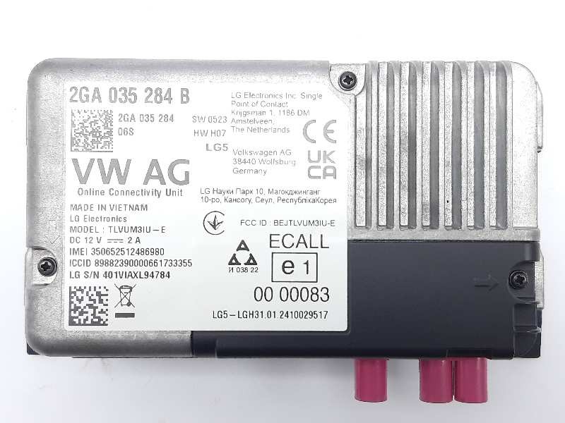 Recambio de modulo electronico para seat ibiza (kj1) xcellence go referencia OEM IAM 2GA035284B  