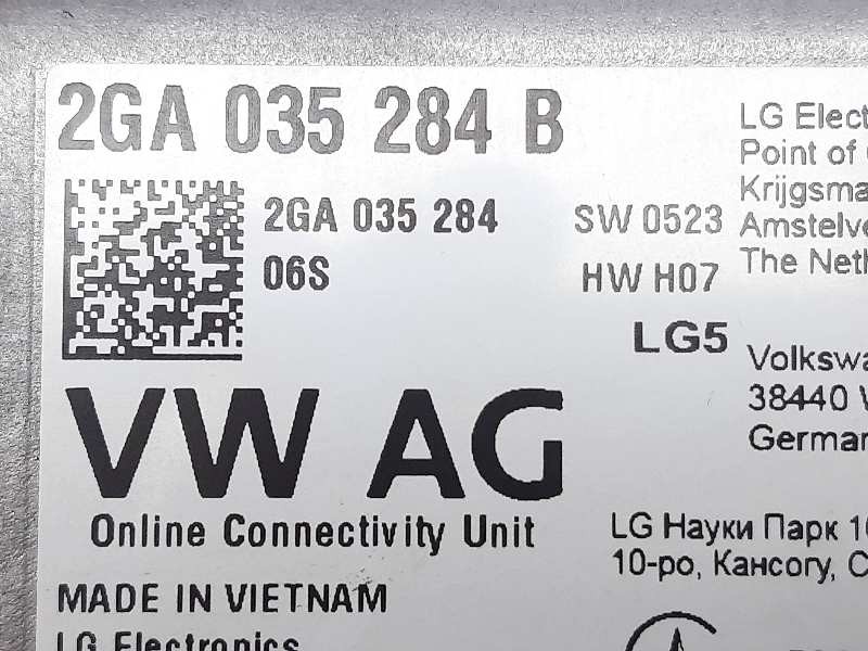 Recambio de modulo electronico para seat ibiza (kj1) xcellence go referencia OEM IAM 2GA035284B  