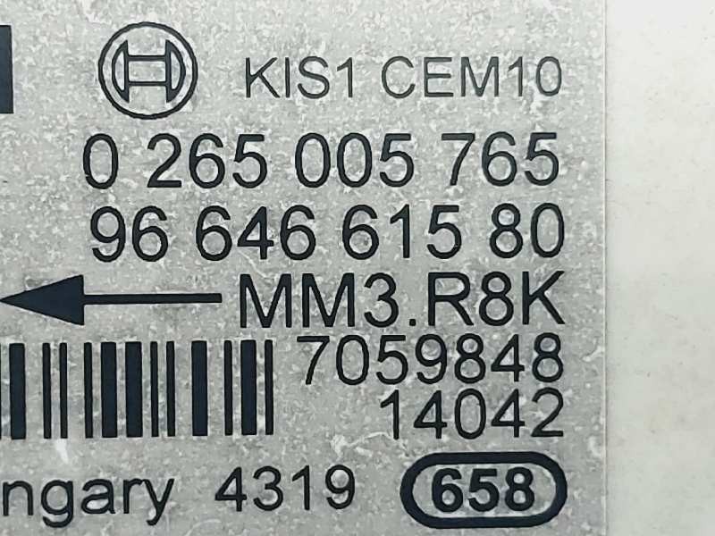 Recambio de modulo electronico para peugeot 3008 confort referencia OEM IAM 9664661580 0265005765 