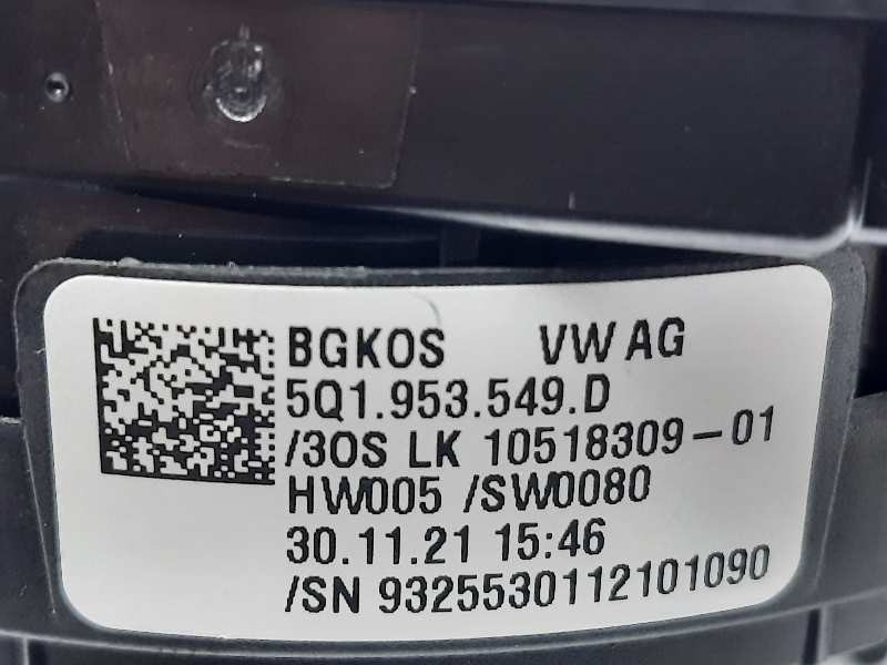 Recambio de anillo airbag para audi a1 sportback (gba) 30 tfsi sline referencia OEM IAM 5Q1953549D  