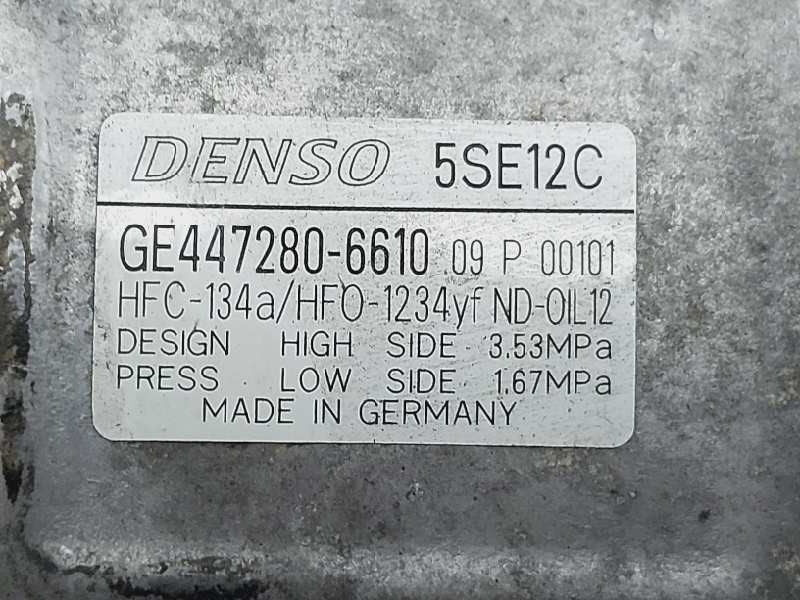 Recambio de compresor aire acondicionado para toyota auris active referencia OEM IAM GE4472806610 5SE12C 