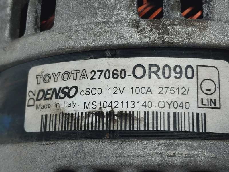 Recambio de alternador para toyota auris active referencia OEM IAM 27060OR090 MS1042113140 