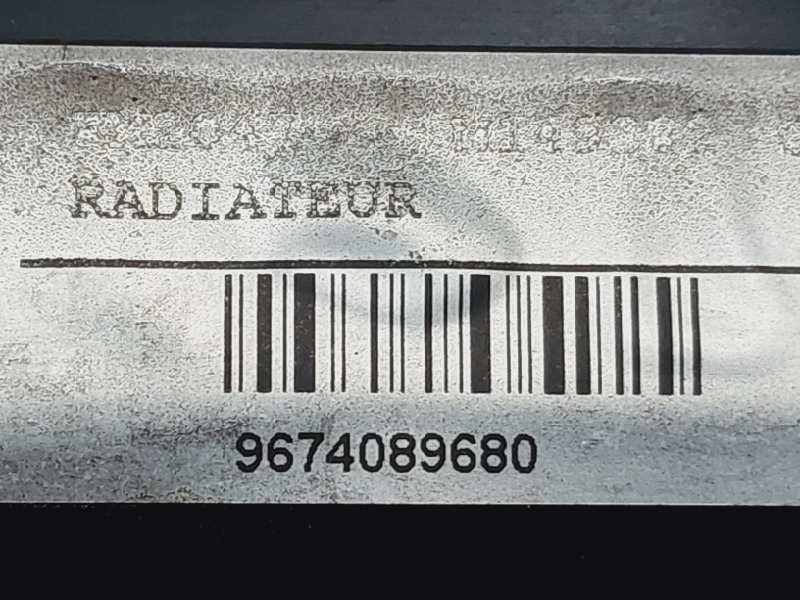 Recambio de radiador agua para peugeot 3008 confort referencia OEM IAM 9674089680  