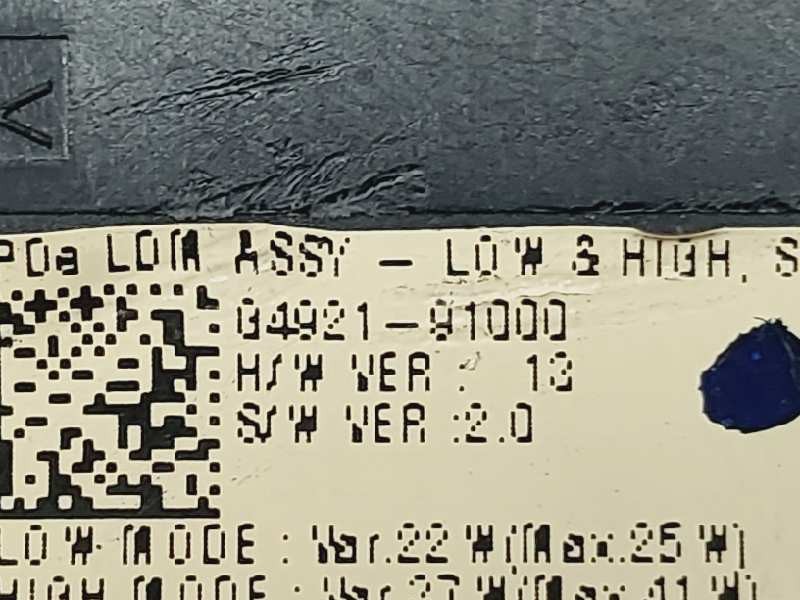 Recambio de centralita faros xenon para hyundai i30 (pd) n referencia OEM IAM G492191000  