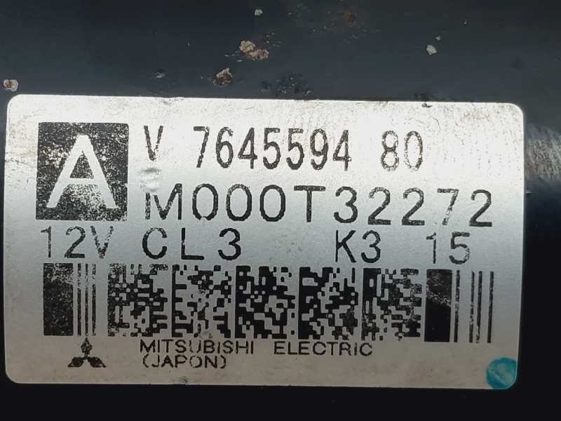 Recambio de motor arranque para peugeot 3008 confort referencia OEM IAM 764559480 M000T32272 