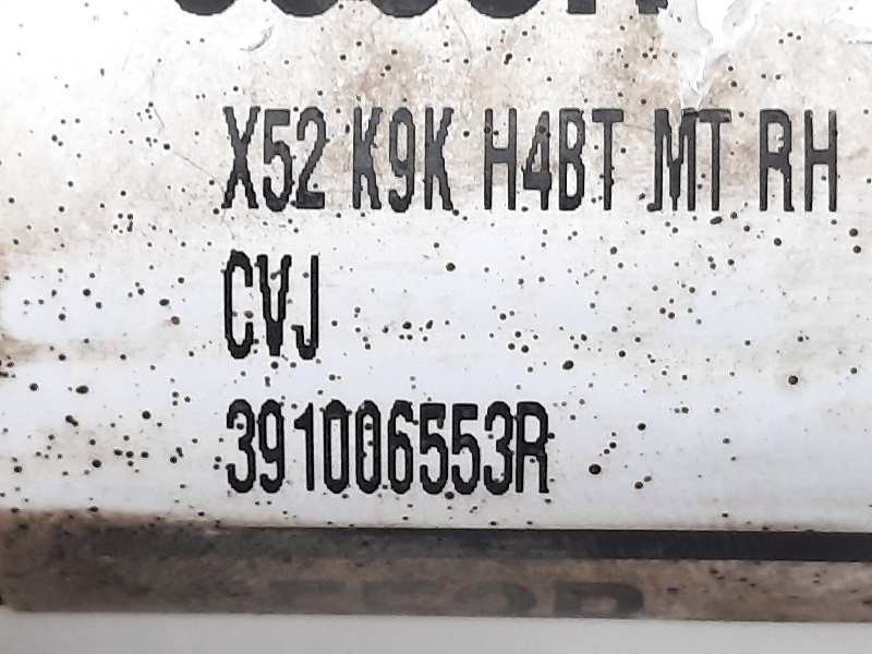 Recambio de transmision delantera derecha para dacia sandero ambiance referencia OEM IAM 391006553R  