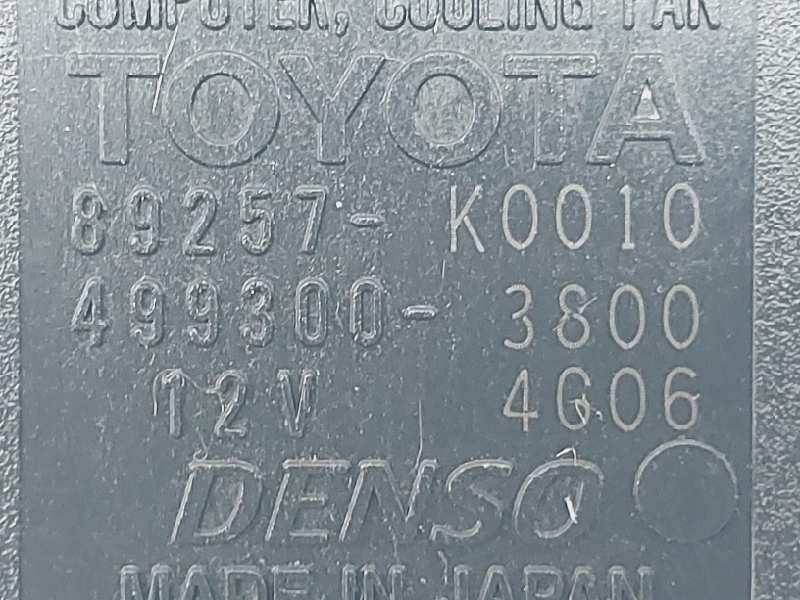Recambio de modulo electronico para toyota yaris xpa1f referencia OEM IAM 89257K0010 4993003800 