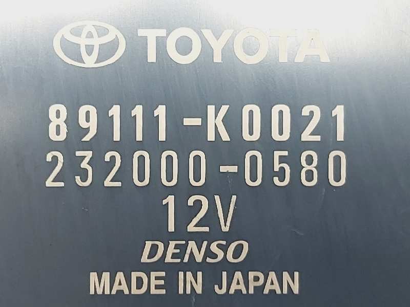 Recambio de modulo electronico para toyota yaris xpa1f referencia OEM IAM 89111K0021 2320000580 