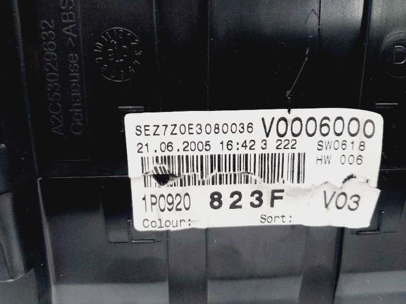 Recambio de cuadro instrumentos para seat leon (1p1) reference referencia OEM IAM 1P0920823F  