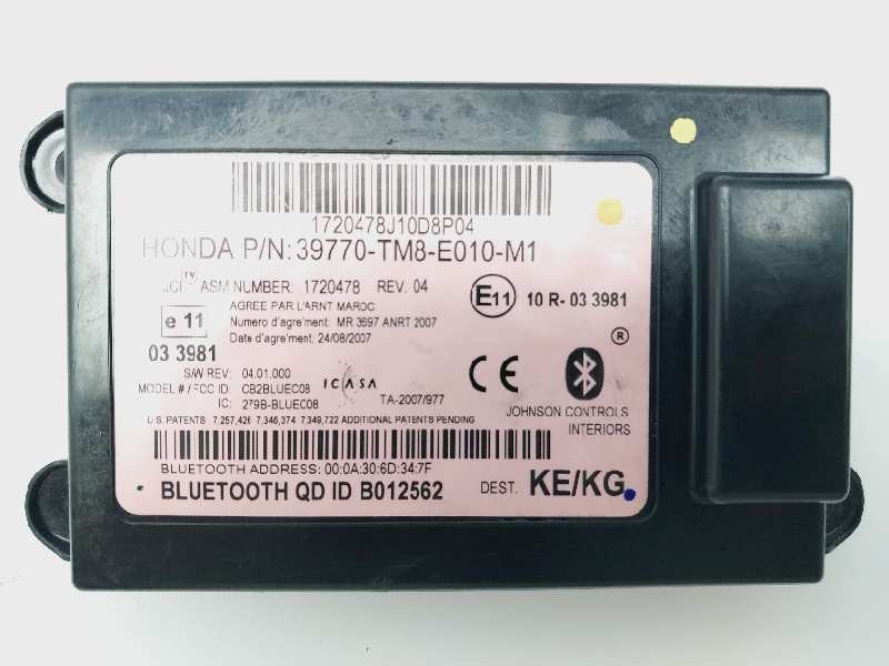 Recambio de modulo electronico para honda insight (ze2) elegance referencia OEM IAM 39770TM8E010M1  