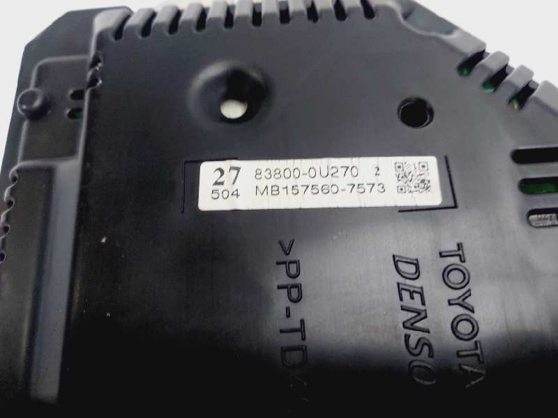 Recambio de cuadro instrumentos para toyota yaris city referencia OEM IAM 838000U270  