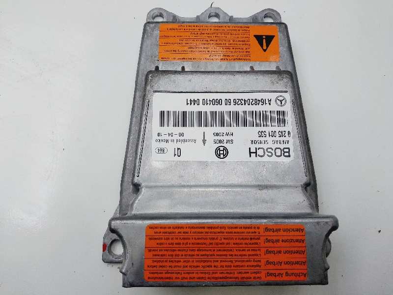 Recambio de kit airbag para mercedes-benz clase m (w164) referencia OEM IAM A1646800387 0285001535 A1648204326