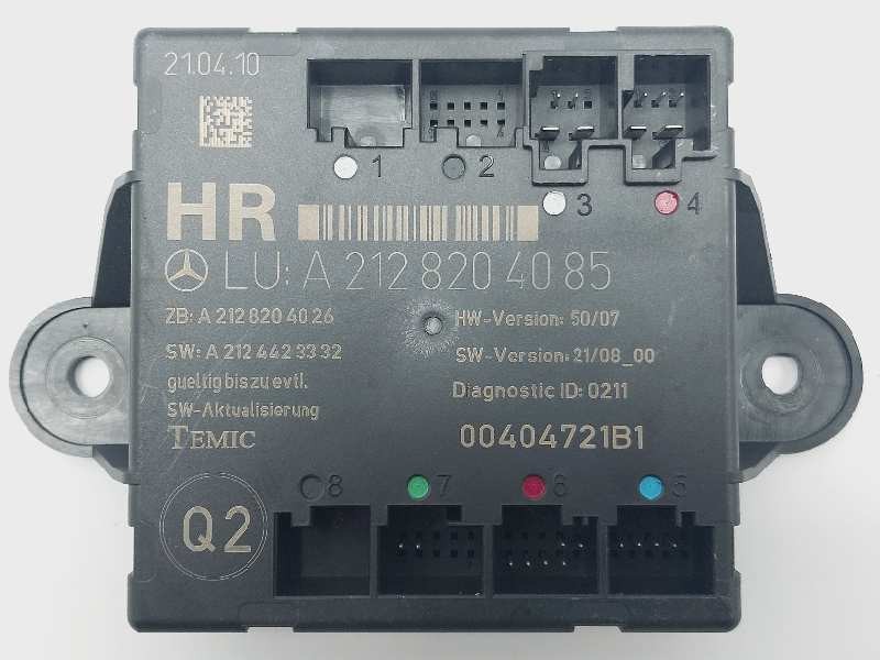 Recambio de modulo electronico para mercedes-benz clase c (w204) berlina c 200 cdi blueefficiency (204.001) referencia OEM IAM A