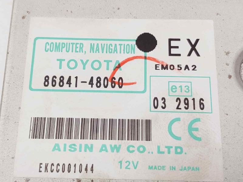 Recambio de sistema navegacion gps para lexus rx 400h referencia OEM IAM 8684148060  