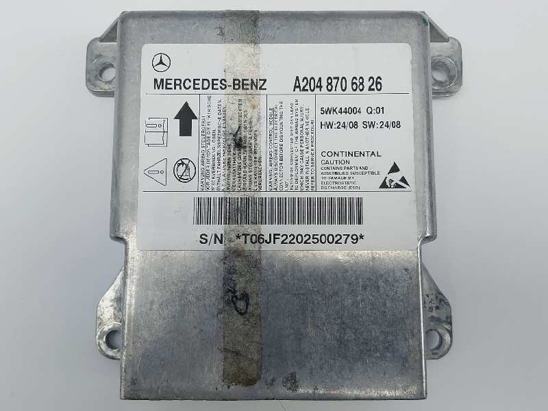 Recambio de centralita airbag para mercedes-benz clase c (w204) berlina c 200 cdi blueefficiency (204.001) referencia OEM IAM A2