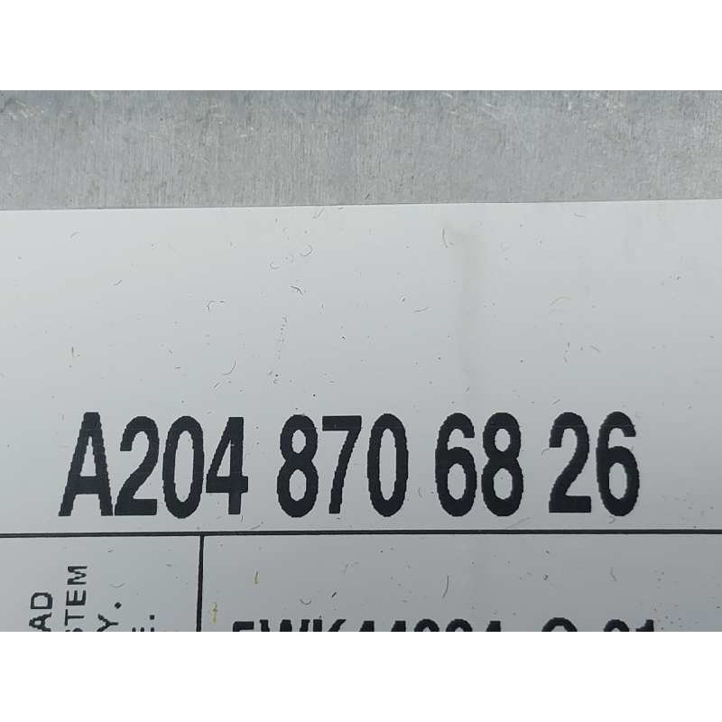 Recambio de centralita airbag para mercedes-benz clase c (w204) berlina c 200 cdi blueefficiency (204.001) referencia OEM IAM A2