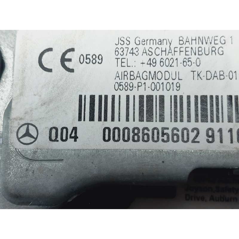 Recambio de airbag delantero izquierdo para mercedes-benz clase c (w204) berlina c 200 cdi blueefficiency (204.001) referencia O
