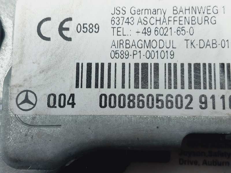 Recambio de airbag delantero izquierdo para mercedes-benz clase c (w204) berlina c 200 cdi blueefficiency (204.001) referencia O