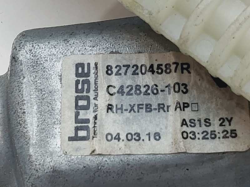 Recambio de elevalunas trasero derecho para renault megane iv berlina 5p limited referencia OEM IAM 827204587R C42826103 