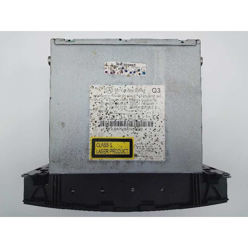 Recambio de sistema audio / cd para mercedes-benz clase c (w204) berlina c 200 cdi blueefficiency (204.001) referencia OEM IAM A