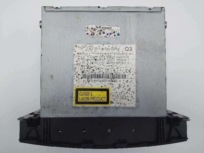 Recambio de sistema audio / cd para mercedes-benz clase c (w204) berlina c 200 cdi blueefficiency (204.001) referencia OEM IAM A