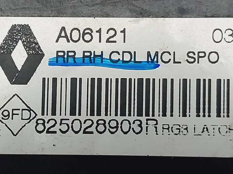 Recambio de cerradura puerta trasera derecha para renault megane iv berlina 5p limited referencia OEM IAM 825028903R  