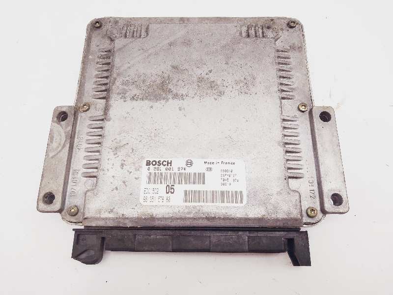 Recambio de centralita motor uce para peugeot 206 berlina 2.0 hdi cat referencia OEM IAM 9635157880 0281001974 