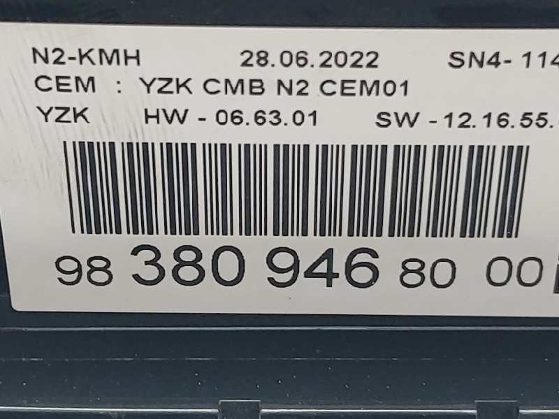 Recambio de cuadro instrumentos para peugeot partner referencia OEM IAM 983809468000 9838094680 