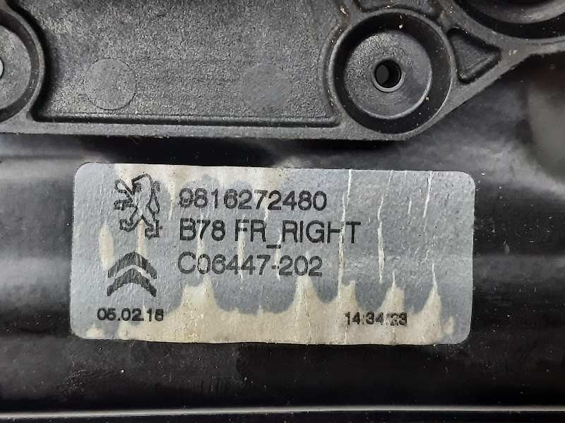 Recambio de elevalunas delantero derecho para citroën c4 picasso feel referencia OEM IAM 9816272480 C06447202 9816271180