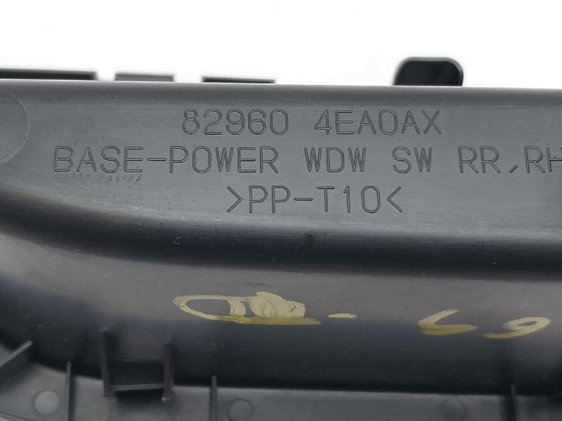 Recambio de mando elevalunas trasero derecho para nissan qashqai (j11) black edition referencia OEM IAM 829604EA0AX  