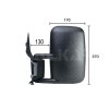 Recambio de retrovisor izquierdo para mercedes-benz sprinter (w901,w903) combi referencia OEM IAM 21509011 9018105516 A001811053