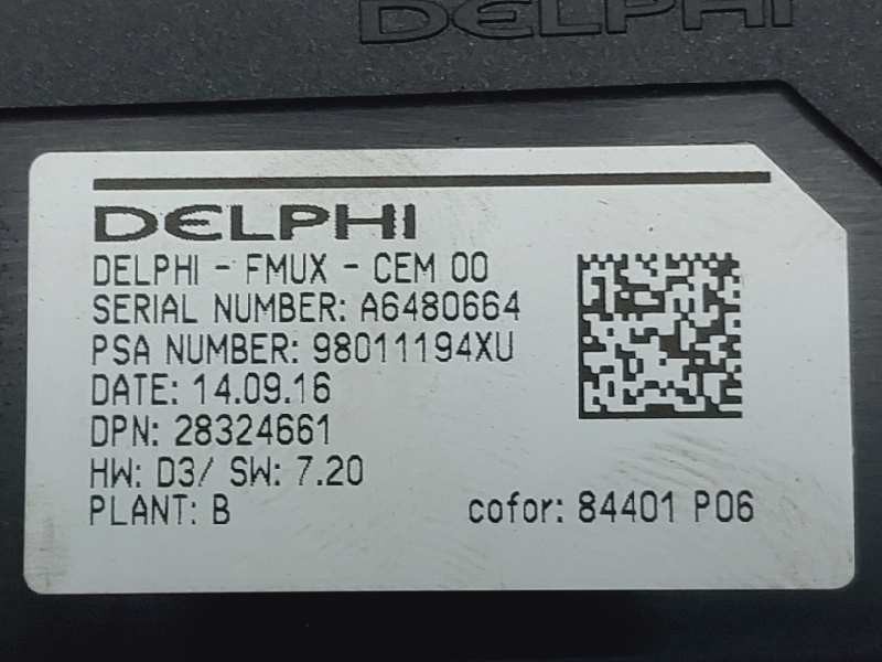 Recambio de mando multifuncion para citroën c4 picasso seduction referencia OEM IAM 98011194XU 28324661 