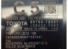 Recambio de modulo electronico para lexus ct 200h white edition referencia OEM IAM 8976076051 1584007441  2