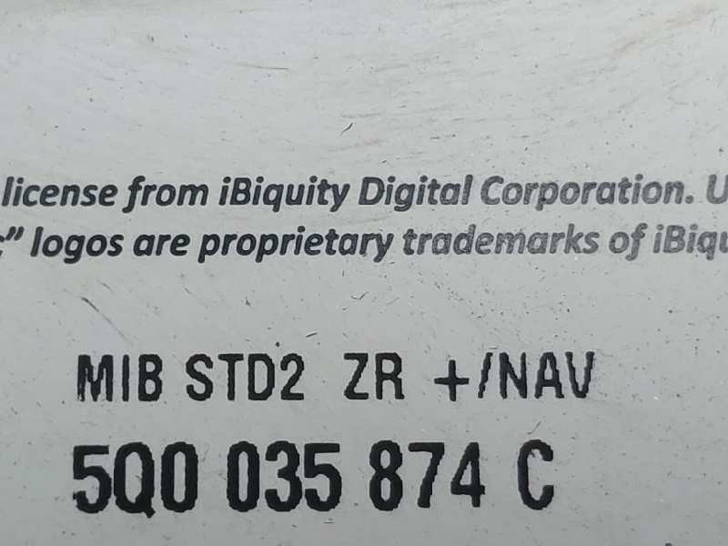 Recambio de sistema audio / cd para skoda superb (3v3) style referencia OEM IAM 5Q0035874C  