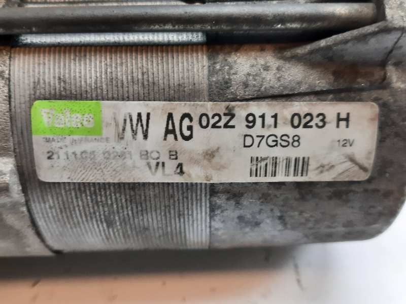 Recambio de motor arranque para seat leon (1p1) reference referencia OEM IAM 02Z911023H D7GS8 