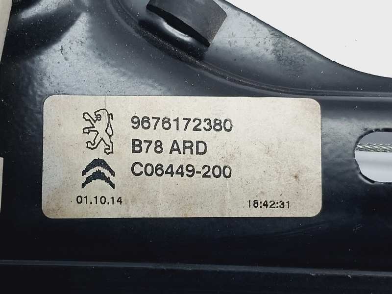 Recambio de elevalunas trasero derecho para citroën c4 picasso seduction referencia OEM IAM 9676172380 C06449200 