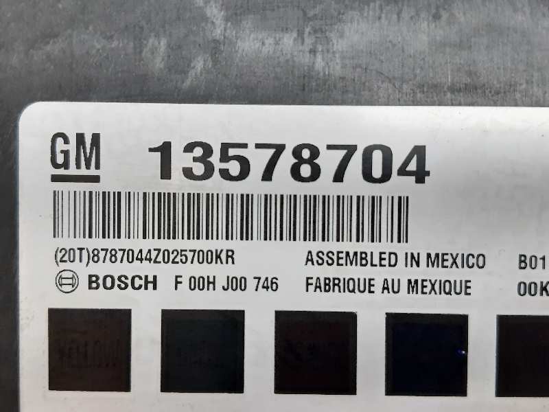 Recambio de modulo electronico para opel insignia sports tourer edition referencia OEM IAM 13578704 F00HJ00746 