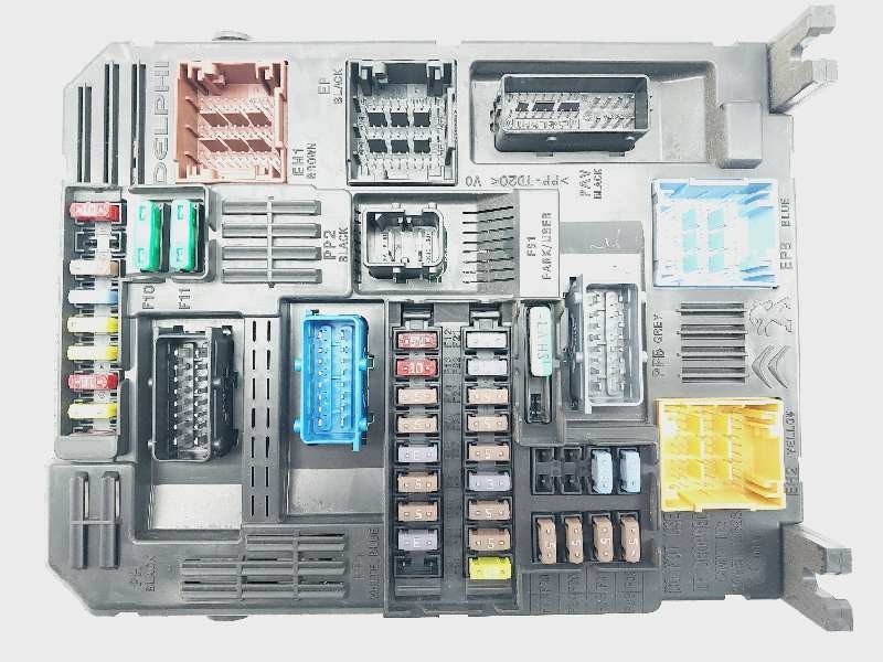 Recambio de caja reles / fusibles para citroën c4 picasso feel referencia OEM IAM 981985138001 9819851380 
