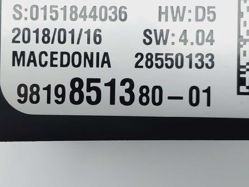 Recambio de caja reles / fusibles para citroën c4 picasso feel referencia OEM IAM 981985138001 9819851380 