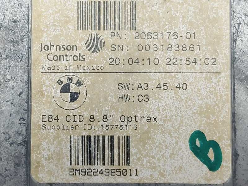 Recambio de pantalla multifuncion para bmw x1 (e84) sdrive 20d referencia OEM IAM 206317601 BM9224965011 