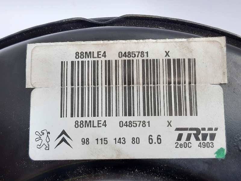 Recambio de servofreno para citroën c4 cactus rip curl referencia OEM IAM 9811514380  