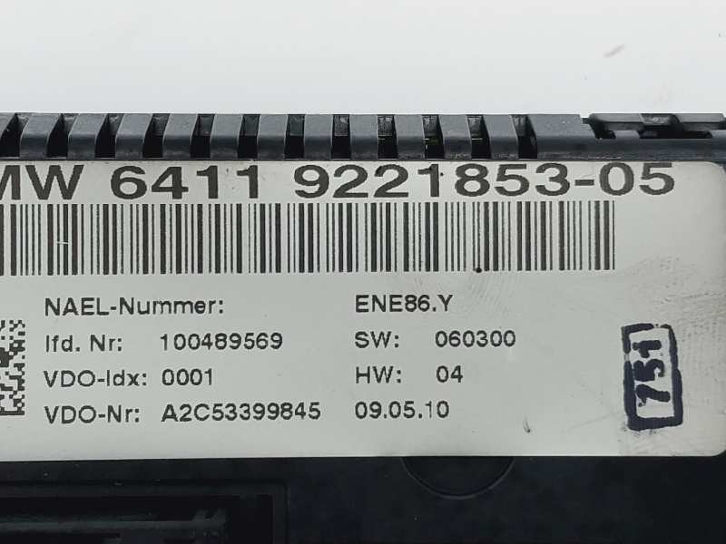 Recambio de mando climatizador para bmw x1 (e84) sdrive 20d referencia OEM IAM 64119221853 A2C53399845 