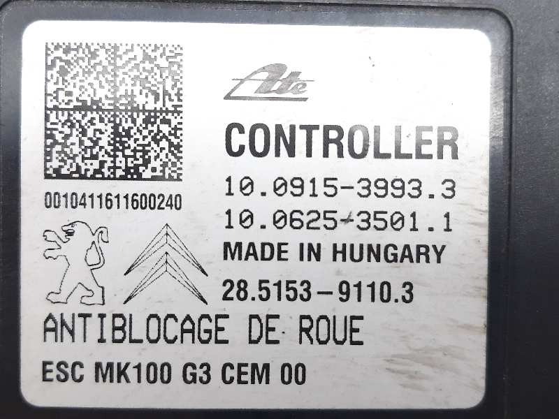 Recambio de abs para citroën c4 cactus rip curl referencia OEM IAM 9819474880 10091539933 10062535011